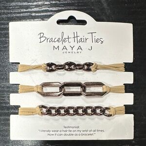 Maya J Bracelet Hair Ties Set